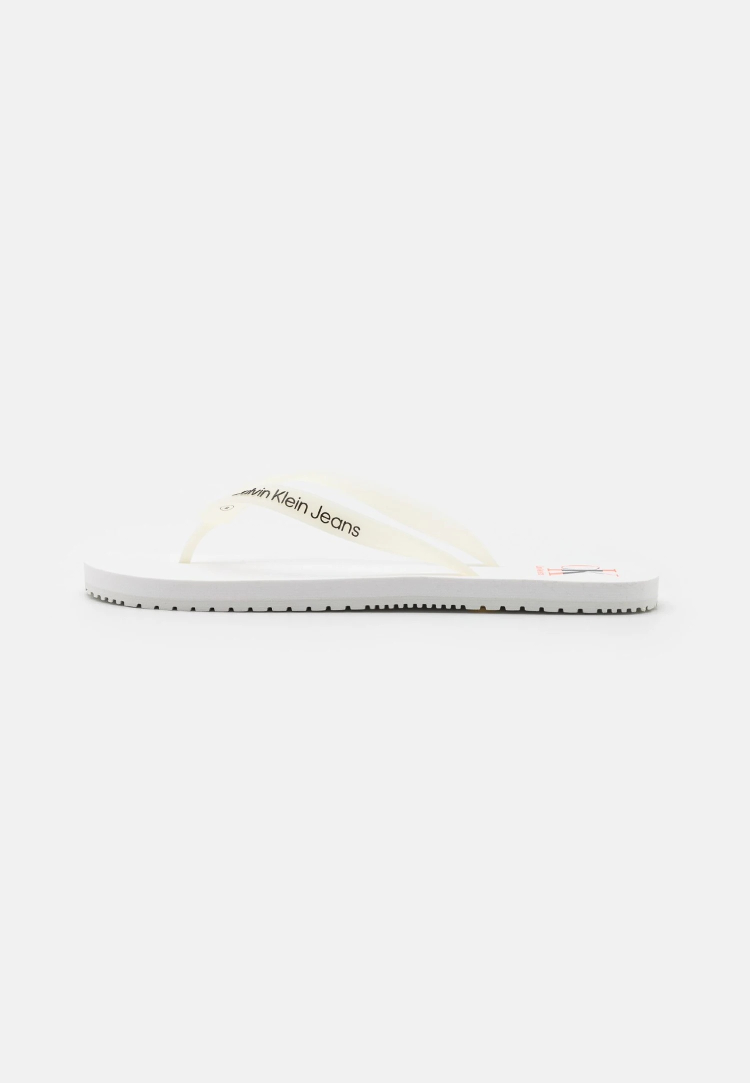 Calvin Klein Jeans Beach Logo - Teensandalen - White 4 Calvin Klein Jeans Beach Logo - Teensandalen - White - Afbeelding 2