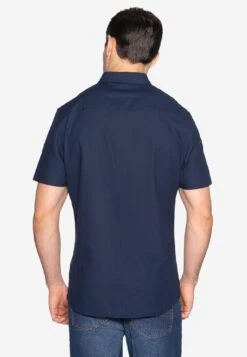Threadbare Inferno - Overhemd - Navy -Mode Kledingwinkel e3afe31c0ed34a70a400d750786187eb