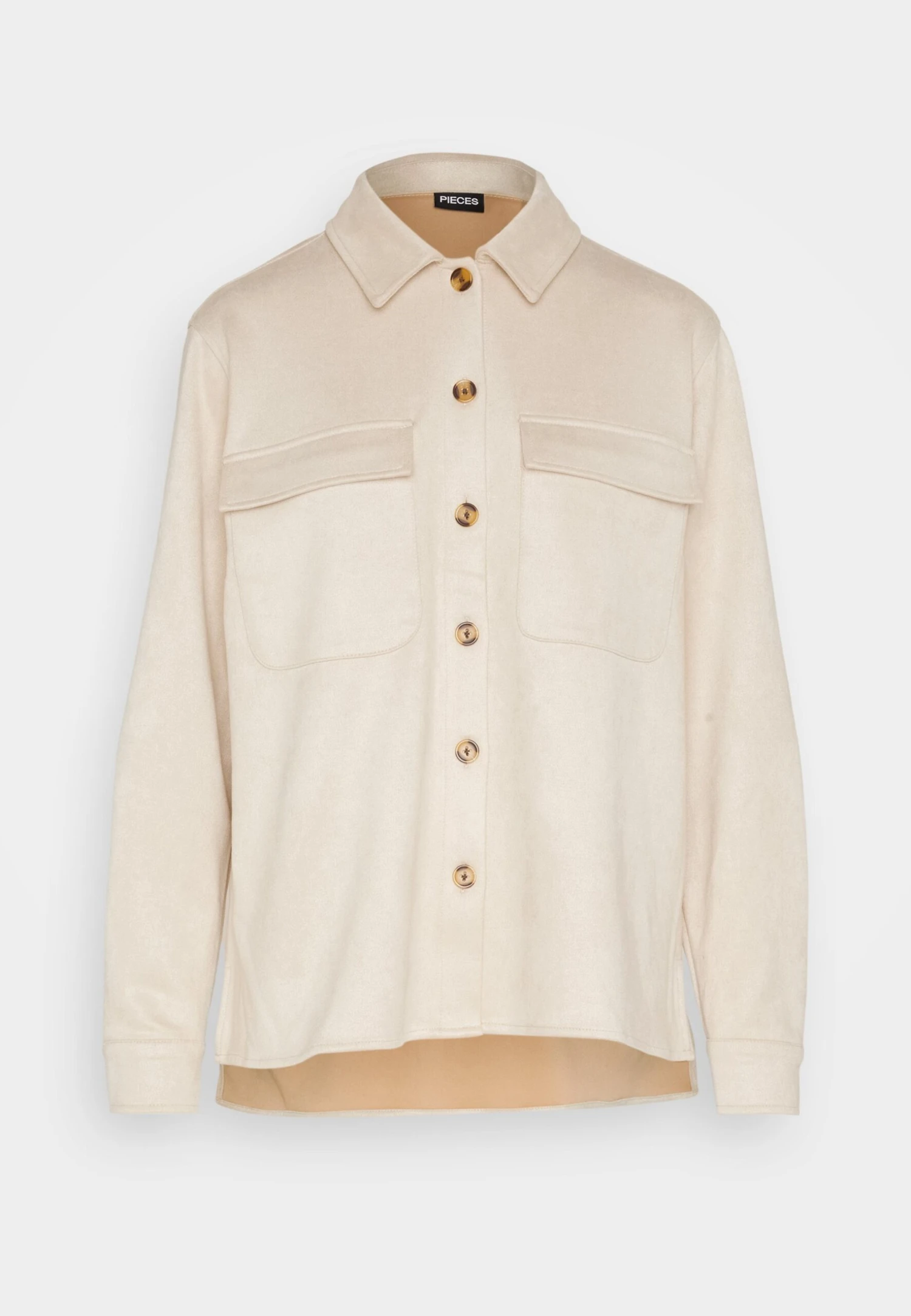 Pieces Pctimone Shirt Jacket - Lichte Jas - Tan 7 Pieces Pctimone Shirt Jacket - Lichte Jas - Tan - Afbeelding 5