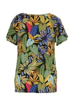 À Manches Papillons - T-Shirt Print - Multicolor -Mode Kledingwinkel e4efa325b08a40a69e46a5d16d1cf1bd