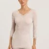 HANRO Pyjamashirt - Pumice -Mode Kledingwinkel e507481e6cb642ec9f1ddb5ca6144670