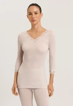 HANRO Pyjamashirt - Pumice