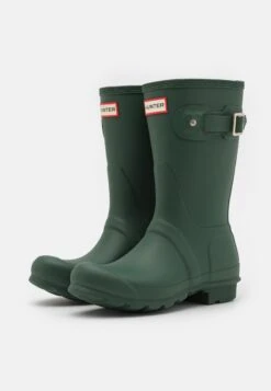 Hunter ORIGINAL Womens Short Boot Vegan - Regenlaarzen - Hunter Green -Mode Kledingwinkel e57b66ab4ad240118ee166c0eba439f7