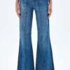 Bell Bottoms - Flared Jeans - Navy Blue -Mode Kledingwinkel e69df82c012b4c43b0cf881953888fa1