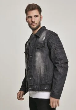 Southpole Herren Biker Trucker Jacket - Spijkerjas - Bk.Sand -Mode Kledingwinkel e7ebd401ecb74a689a2010818fd0dc1e