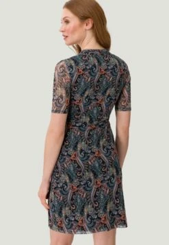 Zero Mit Paisleydruck - Jurk - Dark Bluegreen -Mode Kledingwinkel e8d41b82d73941cea1198ae5a05a70ed