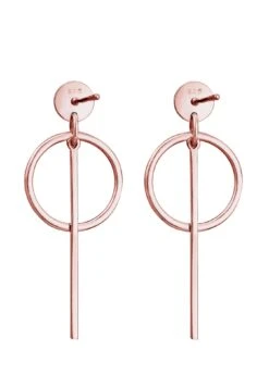 Elli Circle Stick Basic - Oorbellen - Rosegold-Coloured -Mode Kledingwinkel e8d65374abf546cabdec8b41aa499c1e