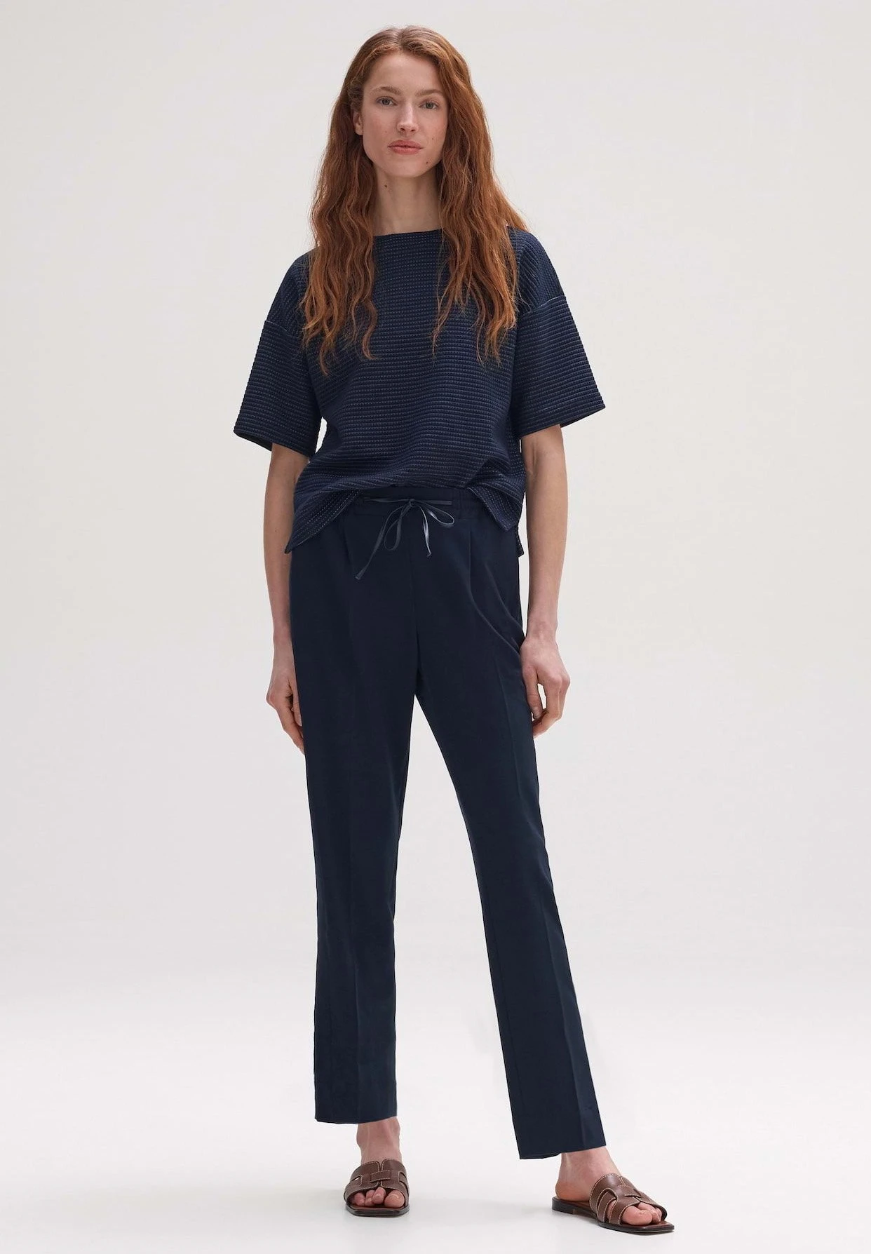 OPUS Melosa - Broek - Coal Blue 4 OPUS Melosa - Broek - Coal Blue - Afbeelding 2