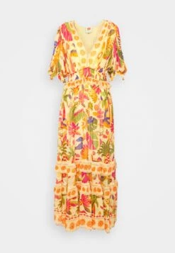 Farm Rio Rio Tapestry Dress - Maxi-Jurk - Rio Tapestry Yellow -Mode Kledingwinkel e96ff90d743e4af398724927149e462c