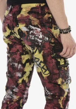 Cipo & Baxx Slim Fit Jeans - Rot -Mode Kledingwinkel e9a7b378dec144eb85a876228fd6dda6