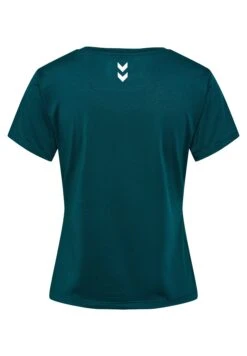 Hummel Aura - T-Shirt Basic - Deep Teal -Mode Kledingwinkel e9b8576d688c49eba06abfee3a4e994b