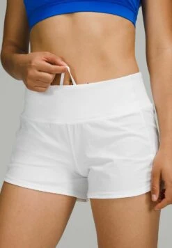 Lululemon Speed Up Mr *Lined 10 Cm - Korte Broeken - White -Mode Kledingwinkel ea19d746cc0f449dbf93007aafc7b060