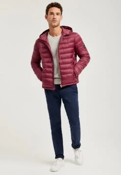 POLO CLUB Ultralight Hooded Mickael - Winterjas - Burgundy -Mode Kledingwinkel eacc3379bf2b4648a42f9c918b008715