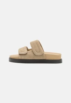 Selected Femme Slfbecka Padded Slider - Muiltjes - Chinchilla -Mode Kledingwinkel eadab0a7118b4ec1ac5c38b5660f784c