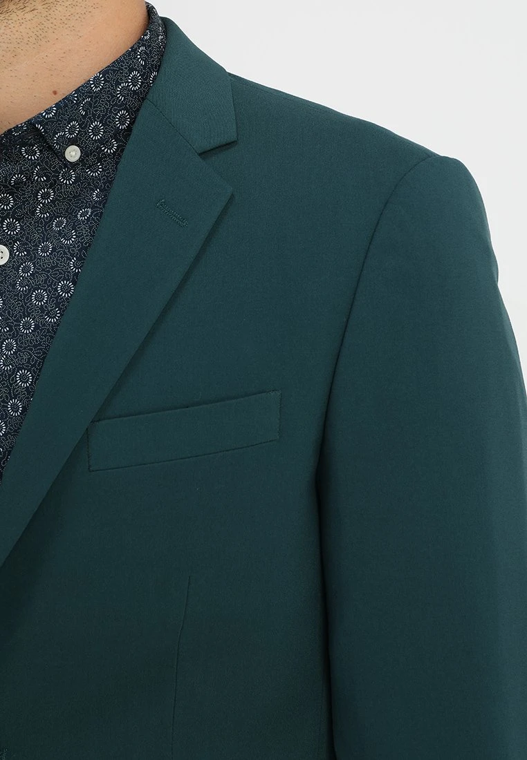 Lindbergh Plain Mens Suit - Kostuum - Dark Green 14 Lindbergh Plain Mens Suit - Kostuum - Dark Green - Afbeelding 12