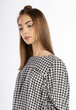 Blouse - Schwarz Weiss 10 Blouse - Schwarz Weiss -Mode Kledingwinkel eb55ba13ce9e4e6996b02838710da853