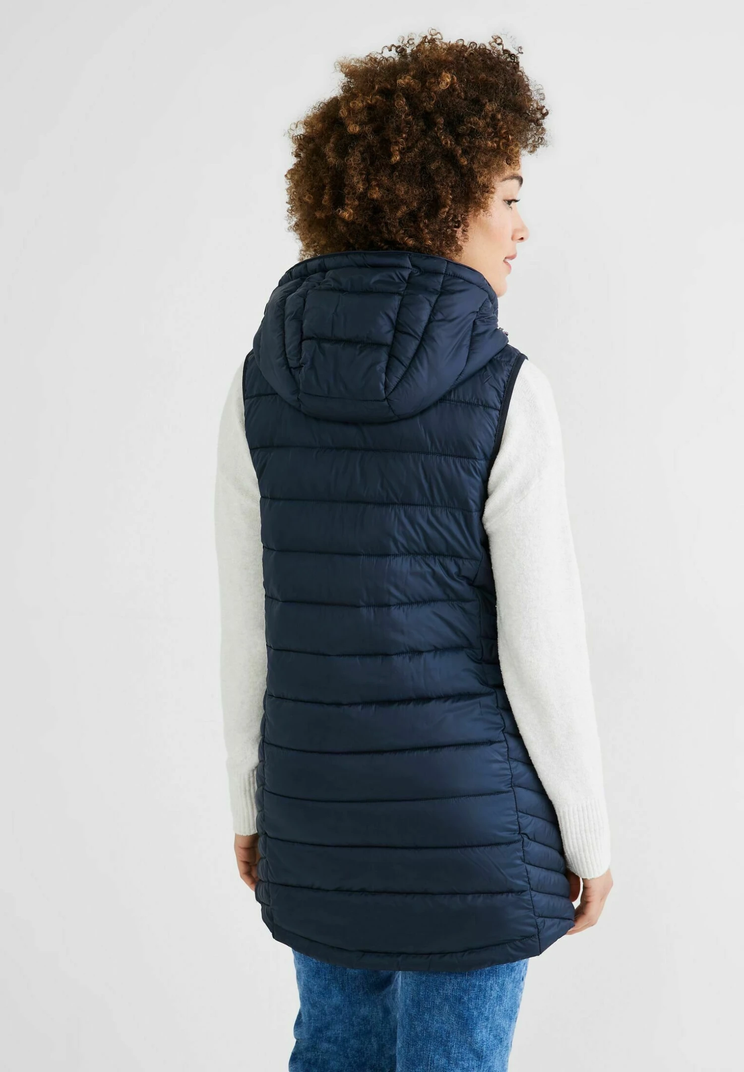 STREET ONE Mit Kapuze - Bodywarmer - Blau 4 STREET ONE Mit Kapuze - Bodywarmer - Blau - Afbeelding 2