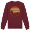 Sunset Berge & Tannen - Sweater - Burgundy -Mode Kledingwinkel ed2f69233fa54741be14535f9cd255e2
