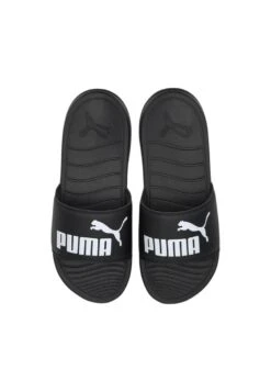 Puma Popcat - Badslippers - Black/White -Mode Kledingwinkel ee1b6fa5c48e4249a29e02124d699d0d