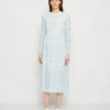 TOM TAILOR Denim Printed Collar Dress - Jurk - Light Blue