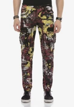 Cipo & Baxx Slim Fit Jeans - Rot