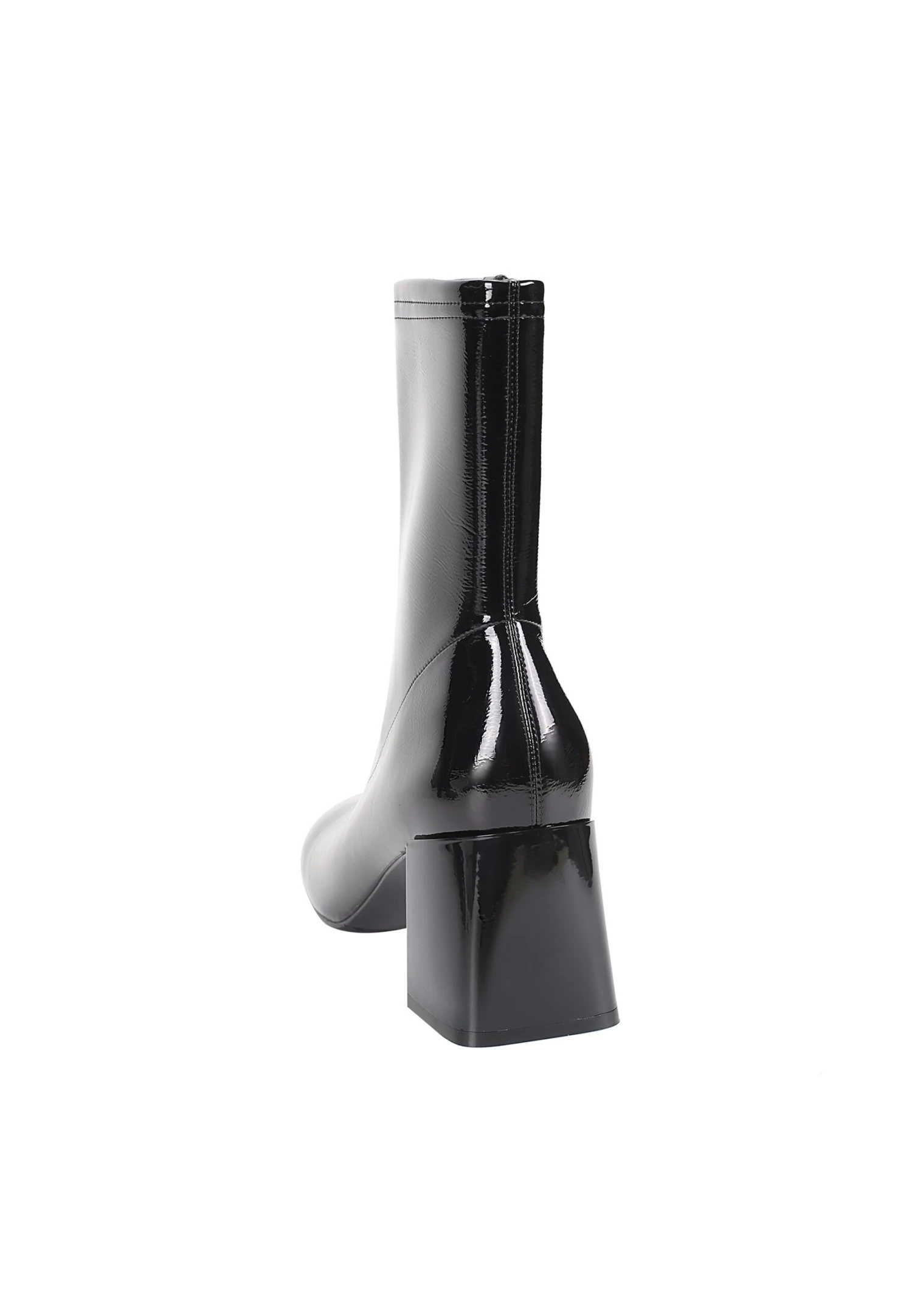 Enkellaarsjes Met Hoge Hak - Black 8 Enkellaarsjes Met Hoge Hak - Black - Afbeelding 6