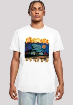 F4NT4STIC Die Familie Feuerstein Champions Of Bedrock Bowl - T-Shirt Print - White