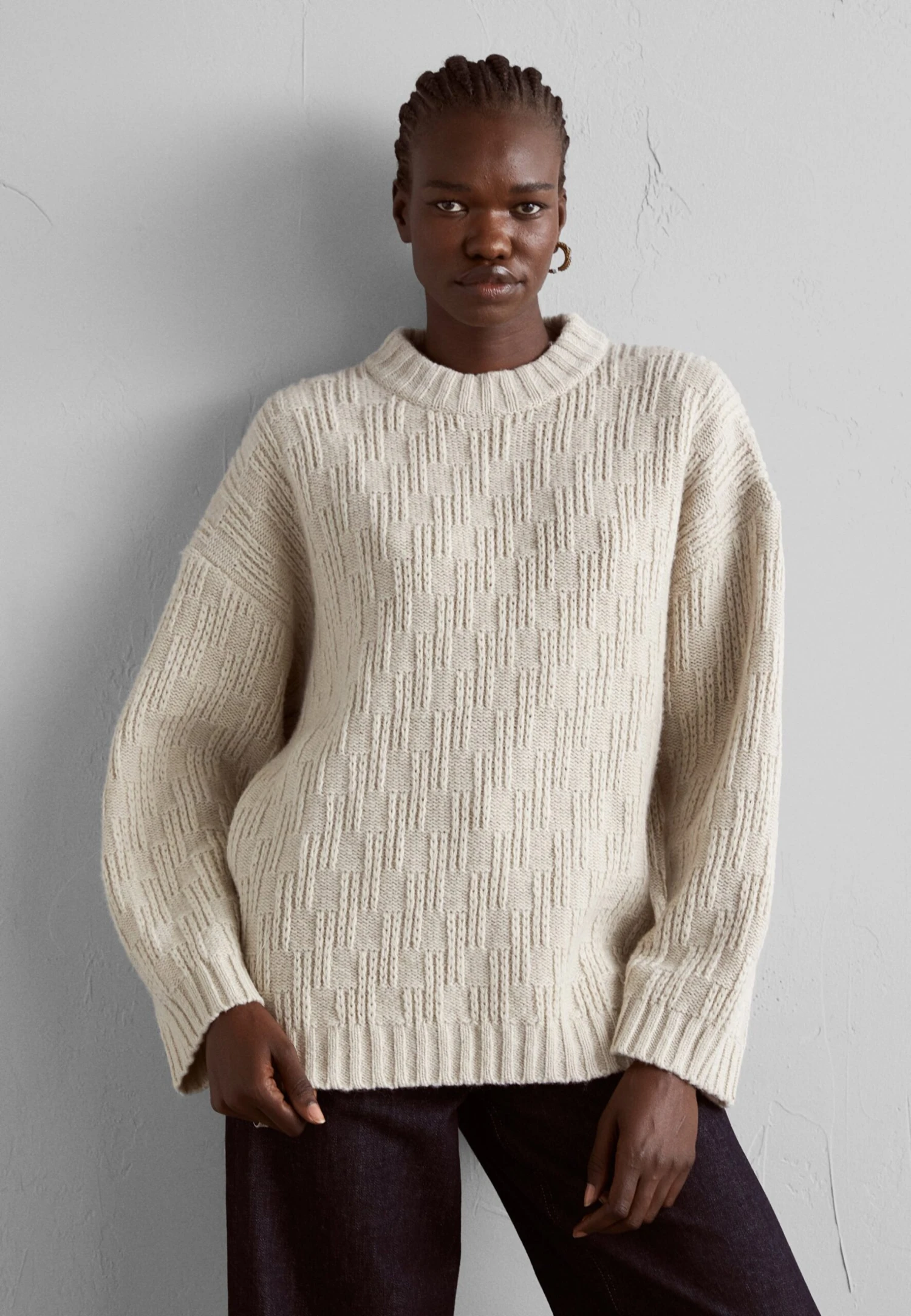 Holzweiler Deja Sweater - Trui - Sand 3 Holzweiler Deja Sweater - Trui - Sand