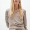 InWear Seniw Wrap - Trui - Mocha Grey -Mode Kledingwinkel f1ef2282e37d4912b92a195b8f934df3