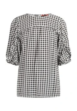 Blouse - Schwarz Weiss 11 Blouse - Schwarz Weiss -Mode Kledingwinkel f1fa574b361e41f38fc67416249133ad