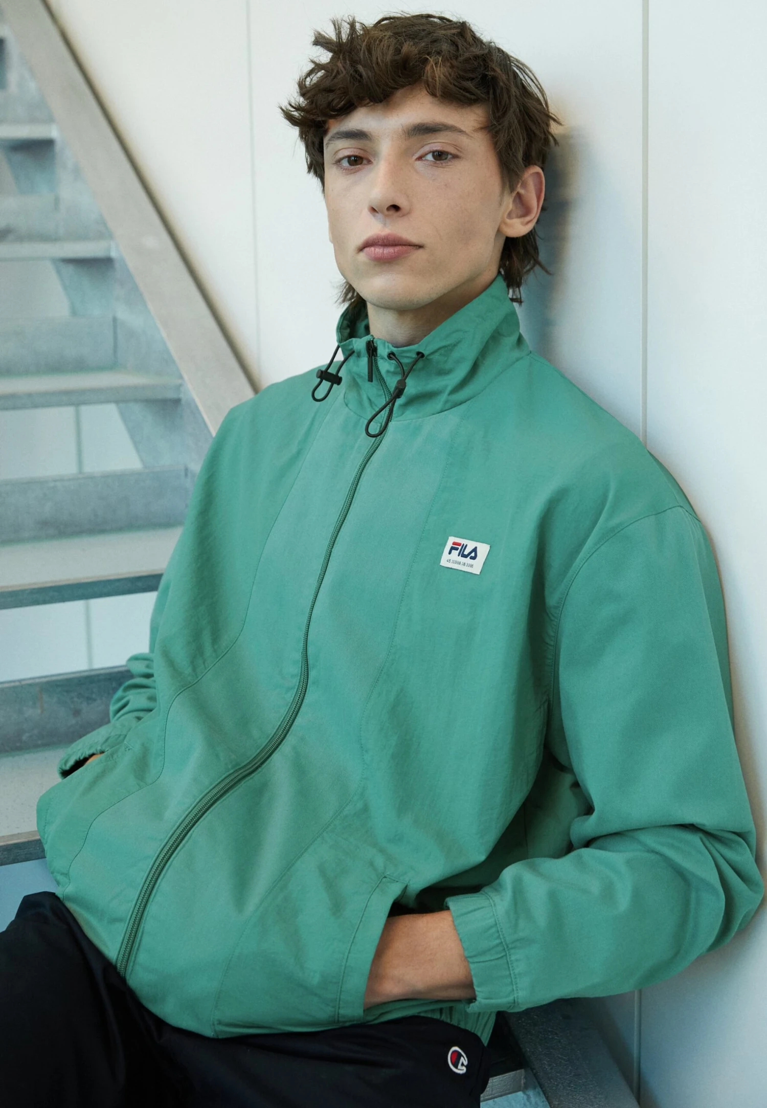 Fila Tantow Jacket - Windjack - Blue Spruce 3 Fila Tantow Jacket - Windjack - Blue Spruce