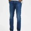 Selected Homme Straight Leg Jeans - Medium Blue Denim 2 Selected Homme Straight Leg Jeans - Medium Blue Denim -Mode Kledingwinkel f326f16ce13840b3a6413683242461d7