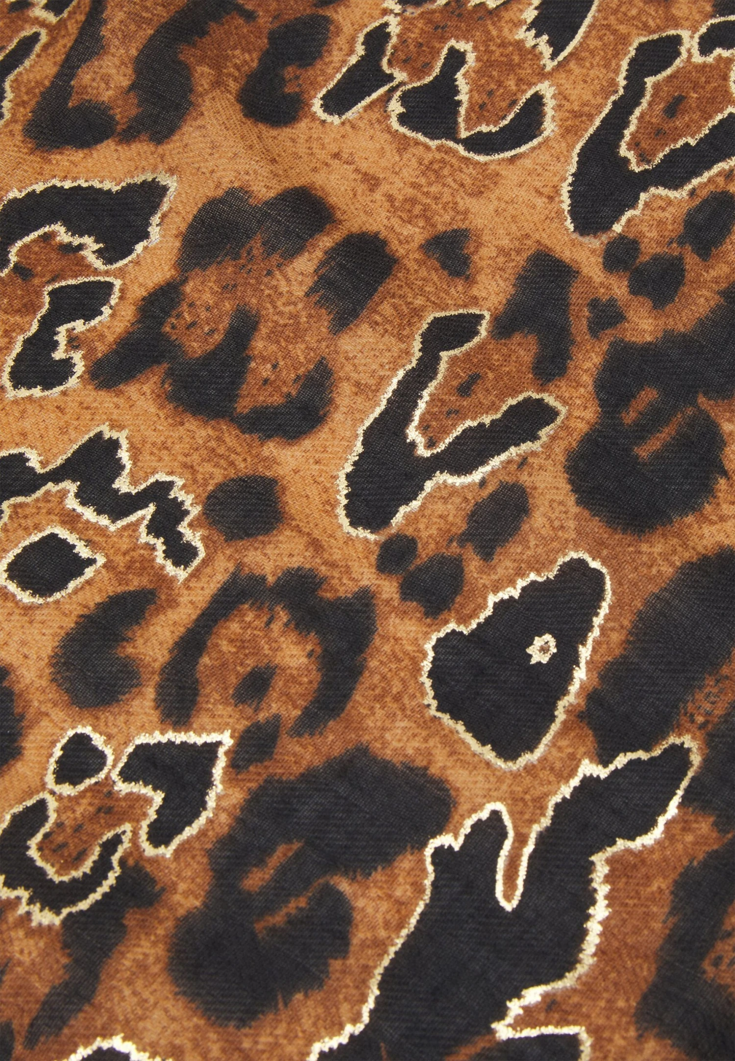 Aldo Ediral - Halsdoek - Brown Leopard/Gold Combo 6 Aldo Ediral - Halsdoek - Brown Leopard/Gold Combo - Afbeelding 4