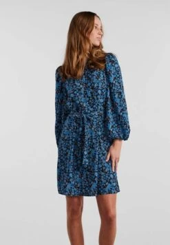 Pieces Mit Puffärmeln - Blousejurk - Black