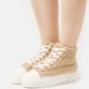 Even&Odd Sneakers Hoog - Beige -Mode Kledingwinkel f3dd66a40f9f414191efe4265f16deb1