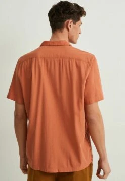 Overhemd - Brown -Mode Kledingwinkel f4cd1c88333f427eb7a340327b561672