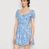 Hollister Co. Channeled Dress - Jurk - Cornflower -Mode Kledingwinkel f549ef1100724c4c9aa10411192208de