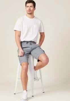 Mit Schieber - Shorts - Bleu Gris -Mode Kledingwinkel f55d65c9e911473cabc2e20f25125ebe