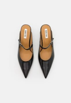 Pointed MaryjaneMules - Muiltjes Met Hak - Black -Mode Kledingwinkel f5647d7b8b2d4fcfbec7c916328a561b