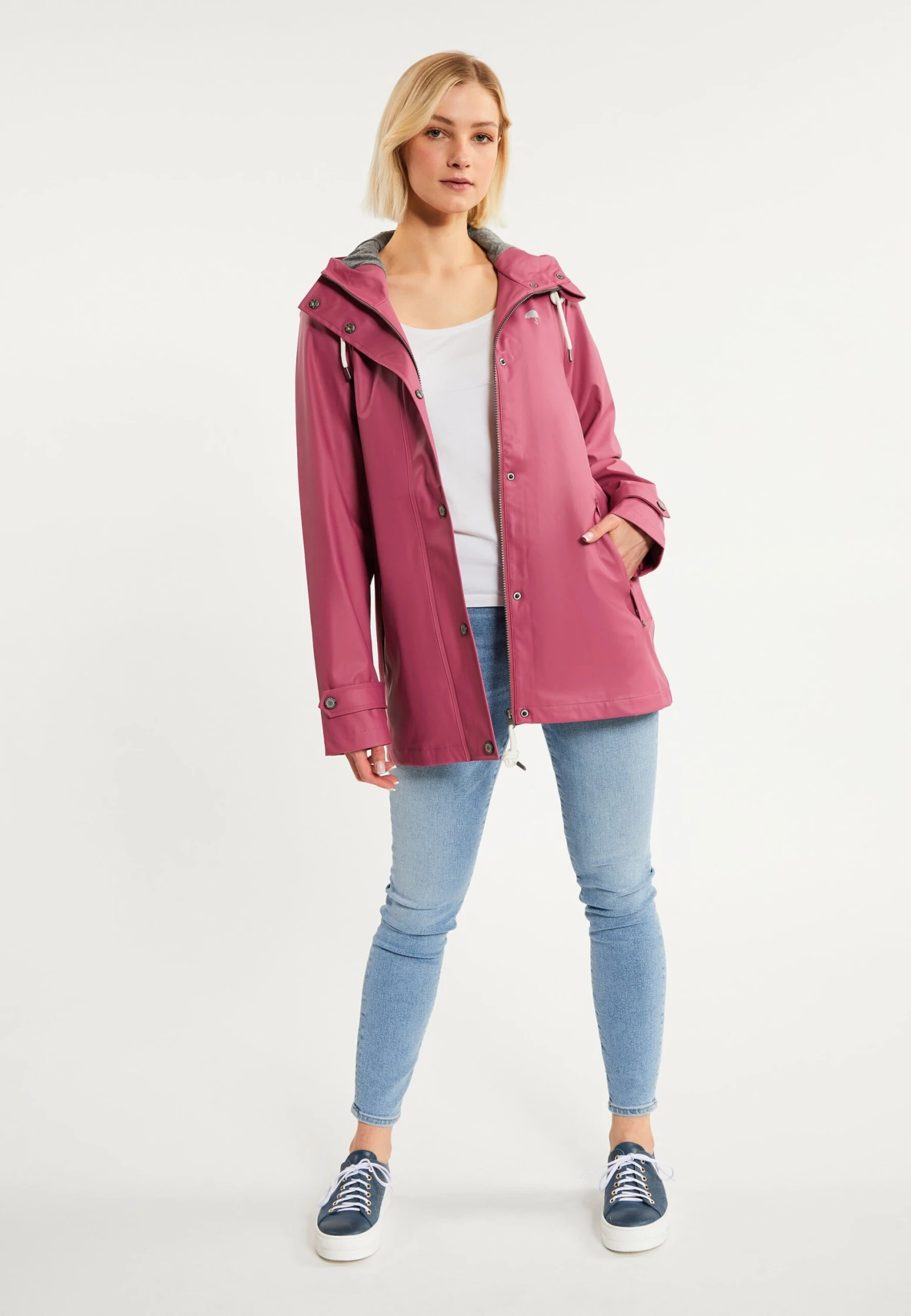 Schmuddelwedda Incus - Regenjas - Himbeerpink 4 Schmuddelwedda Incus - Regenjas - Himbeerpink - Afbeelding 2