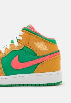 Air Jordan 1 Mid Se Unisex - Basketbalschoenen - Chutney/Celestial Gold/Lucky Green/Hot Punch/White -Mode Kledingwinkel f93721772e2f4fd4a2c53748ee1d3061