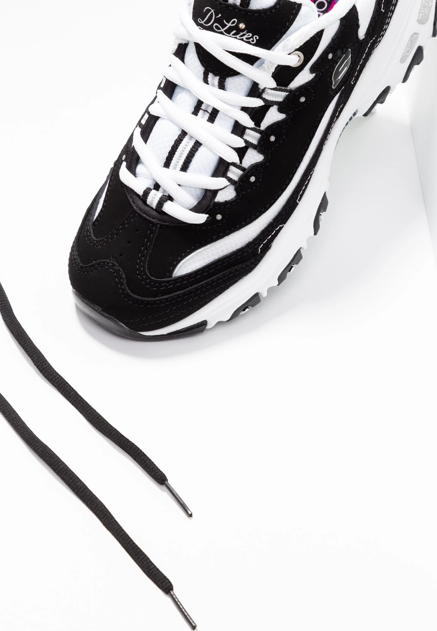 D'Lites - Sneakers Laag - Black/White/Silver 10 D'Lites - Sneakers Laag - Black/White/Silver - Afbeelding 8