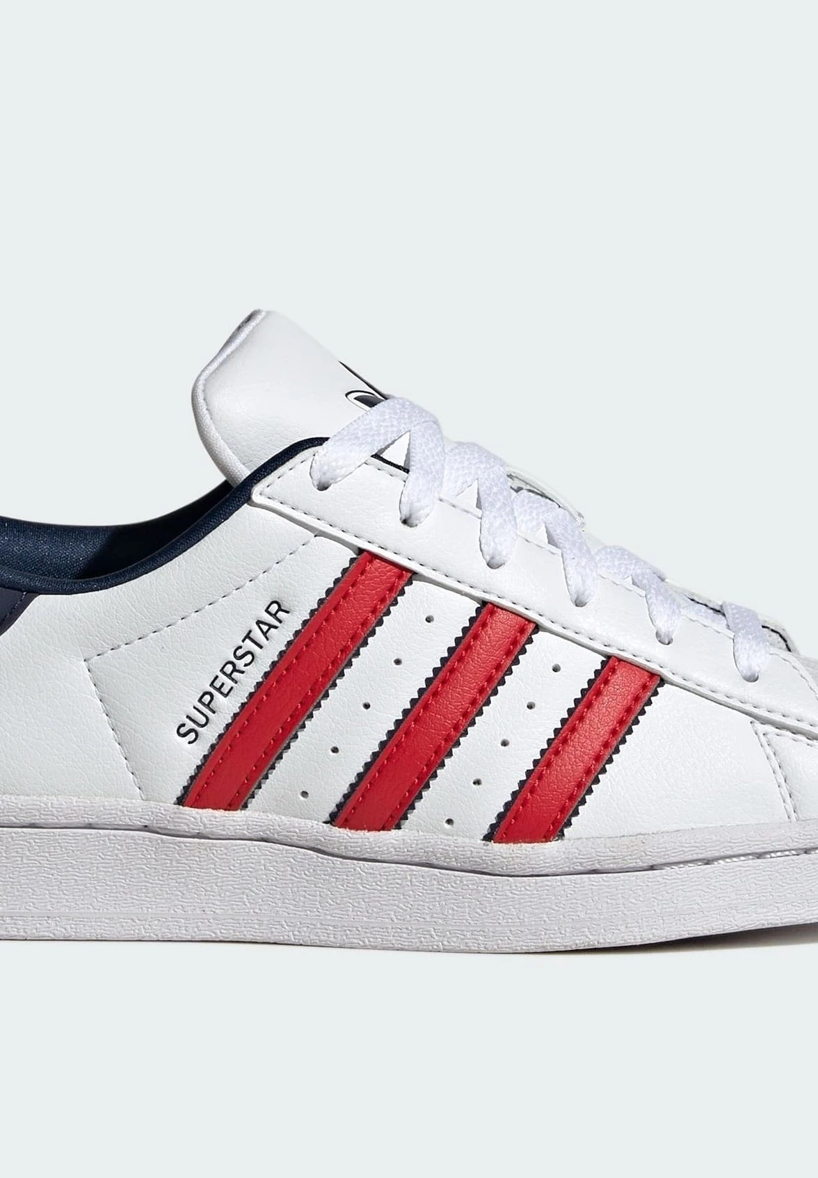 Adidas Originals Superstar- Sneakers Laag - Cloud White Better Scarlet Night Indigo 10 Adidas Originals Superstar- Sneakers Laag - Cloud White Better Scarlet Night Indigo - Afbeelding 8