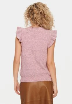 Saint Tropez Velasz - T-Shirt Print - Mulberry Melange -Mode Kledingwinkel fc2a9fc39018462b883e6e34cd7dba16