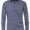 Venti Modern Fit - Zakelijk Overhemd - Blue