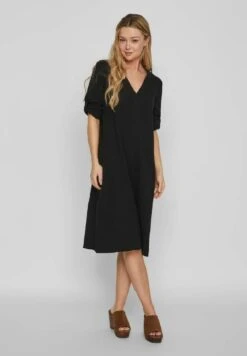 Vila Langärmeliges - Jurk - Black -Mode Kledingwinkel fd254778beb3499fabc73213857d5f93
