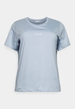 Calvin Klein Inclu Micro Logo - T-Shirt Basic - Blue Chime -Mode Kledingwinkel fe0a6d314e714326a616f9a637d2c024