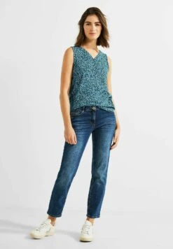 Cecil Minimalprint - Top - Grün -Mode Kledingwinkel fe51f667370f4cc2af69f41343a49a81