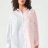 Requisite - Overhemdblouse - Pink White -Mode Kledingwinkel fe7df1895b5541a29a8ed5c393d7f703
