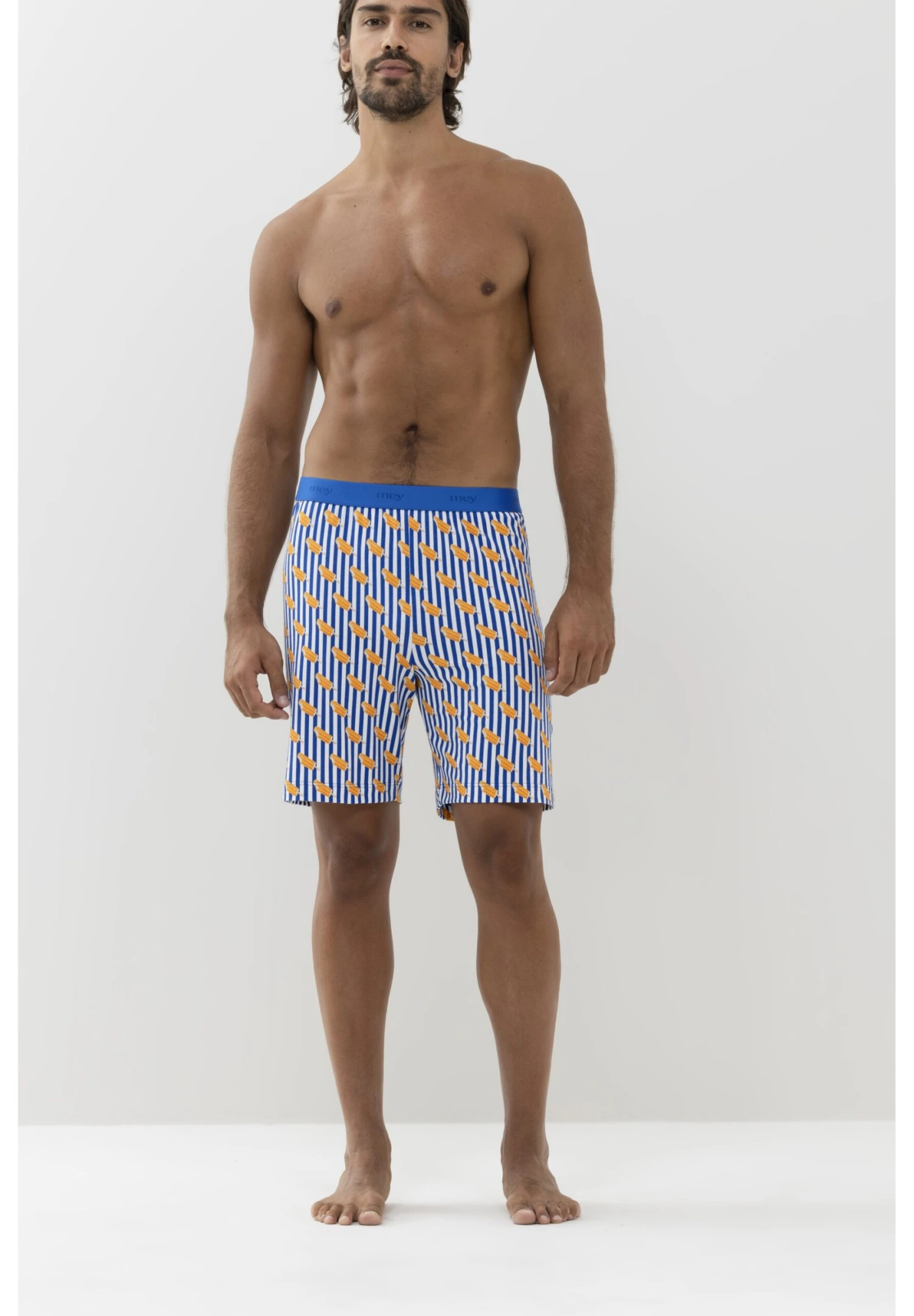 MEY Pyjamabroek - Shiny Blue 3 MEY Pyjamabroek - Shiny Blue